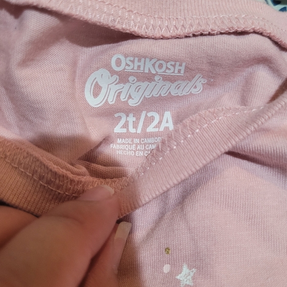 Oshkosh Carter's 3 Piece Toddler Girl Unicorn Flower Pants Set 2T - Picture 5 of 7